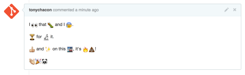 Heavy emoji commenting